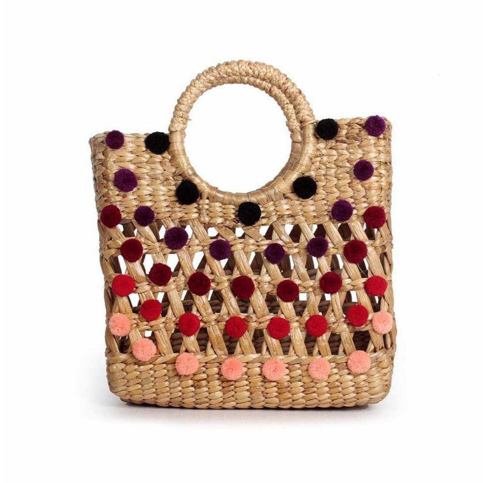 Water Hyacinth Boho Bag Collection (Medium) - Thailand Bags La Vie Bien Water Hyacinth Boho Bag Collection (Medium) - Thailand