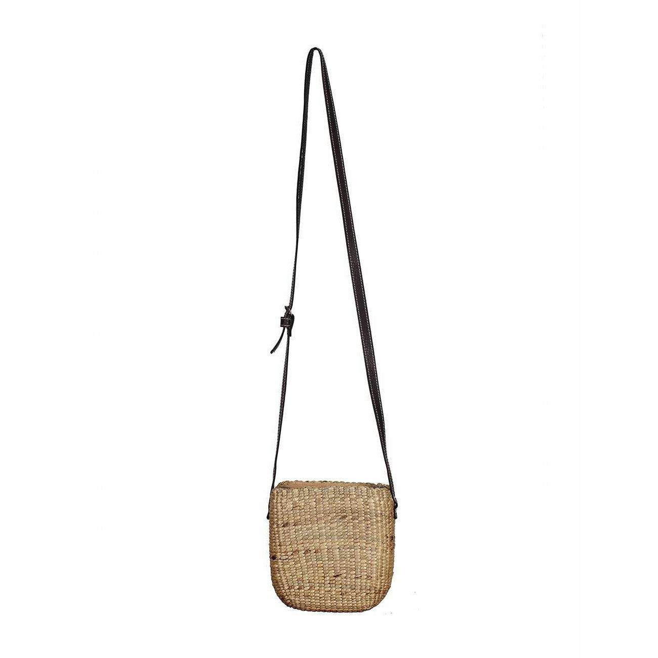 Water Hyacinth Handmade Boho Bag Collection (Small) - Thailand Bags La Vie Bien Water Hyacinth Handmade Boho Bag Collection (Small) - Thailand