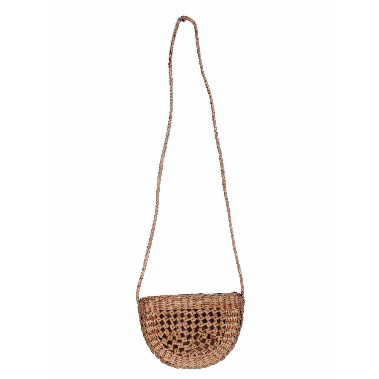 Water Hyacinth Handmade Boho Bag Collection (Small) - Thailand Bags La Vie Bien Water Hyacinth Handmade Boho Bag Collection (Small) - Thailand