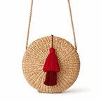 Water Hyacinth Handmade Boho Bag Collection (Small) - Thailand Bags La Vie Bien Water Hyacinth Handmade Boho Bag Collection (Small) - Thailand