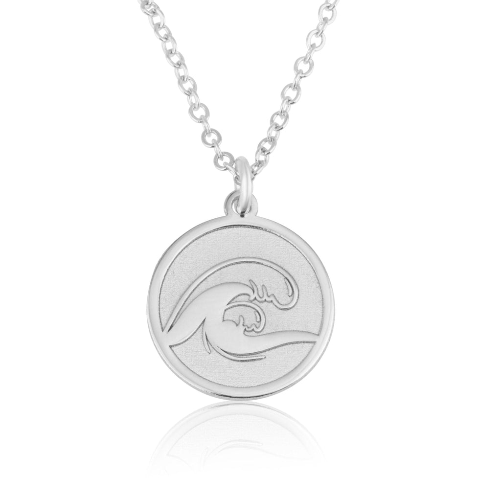 Water Symbol Necklace La Vie Bien Water Symbol Necklace