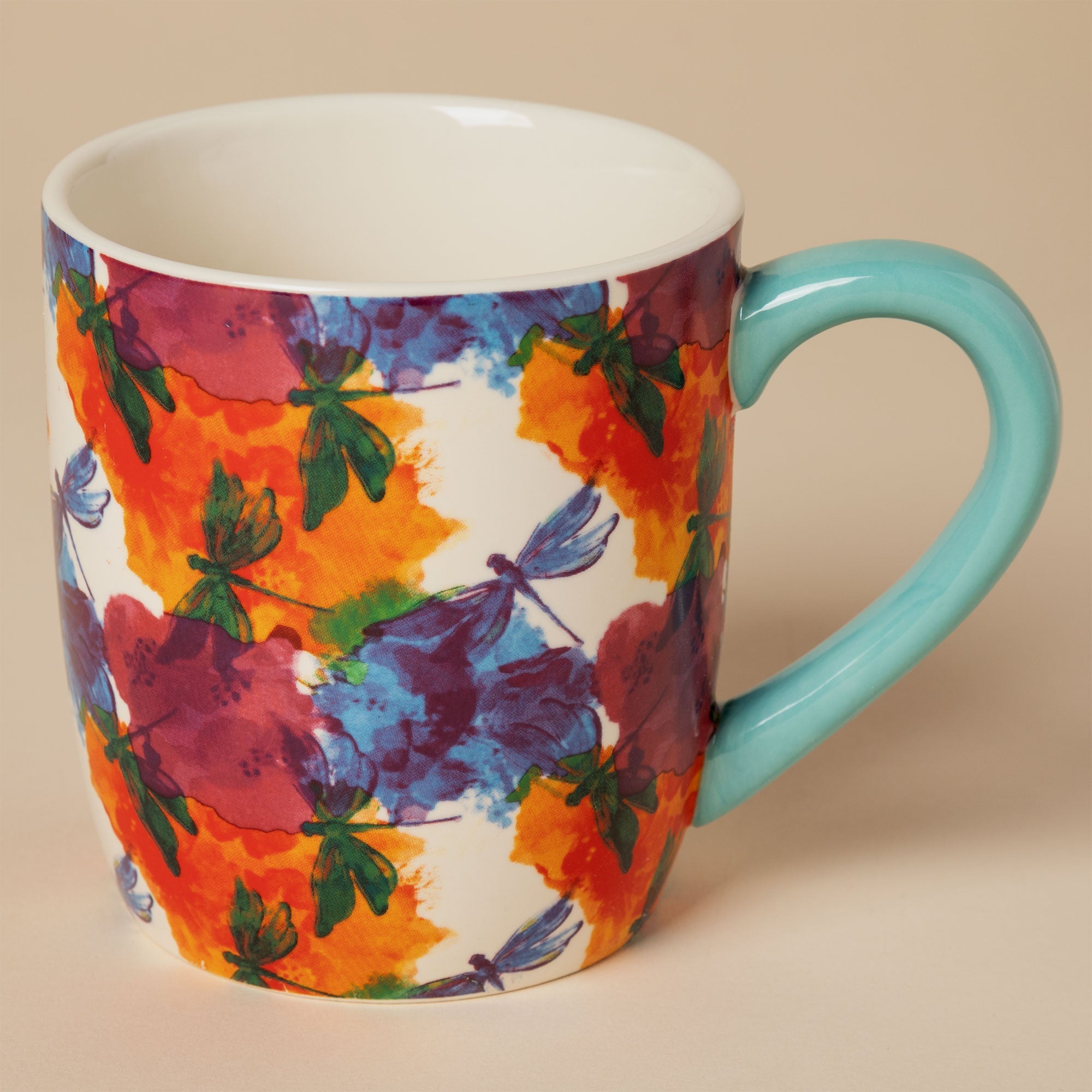 Watercolor Dragonfly Mug Mugs & Other Drinkware La Vie Bien Watercolor Dragonfly Mug