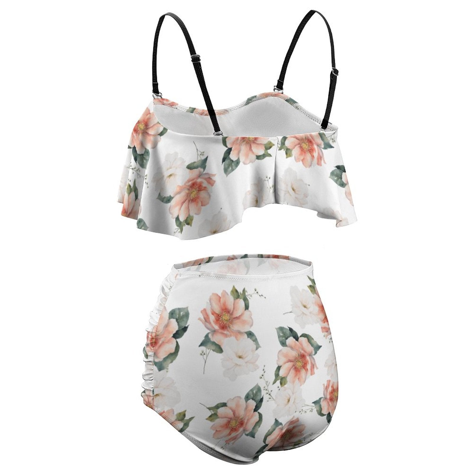 Watercolor flowers Tankini Swimsuit