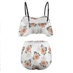 Watercolor flowers Tankini Swimsuit by SALE-Personal Design