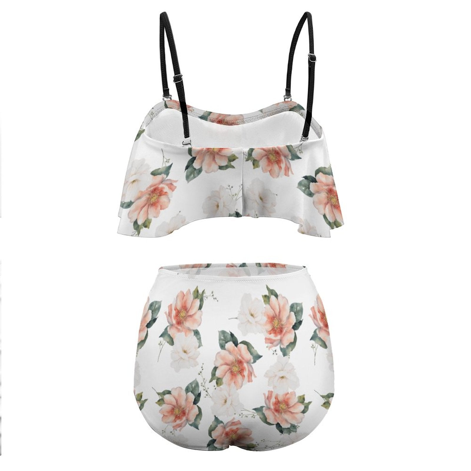 Watercolor flowers Tankini Swimsuit
