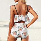 Watercolor flowers Tankini Swimsuit by SALE-Personal Design