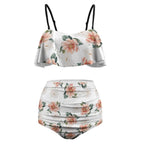 Watercolor flowers Tankini Swimsuit by SALE-Personal Design