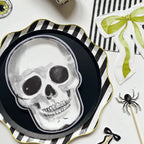Watercolor Skeleton Halloween Dessert Plate (12pcs) Die Cut Plate La Vie Bien Watercolor Skeleton Halloween Dessert Plate (12pcs)