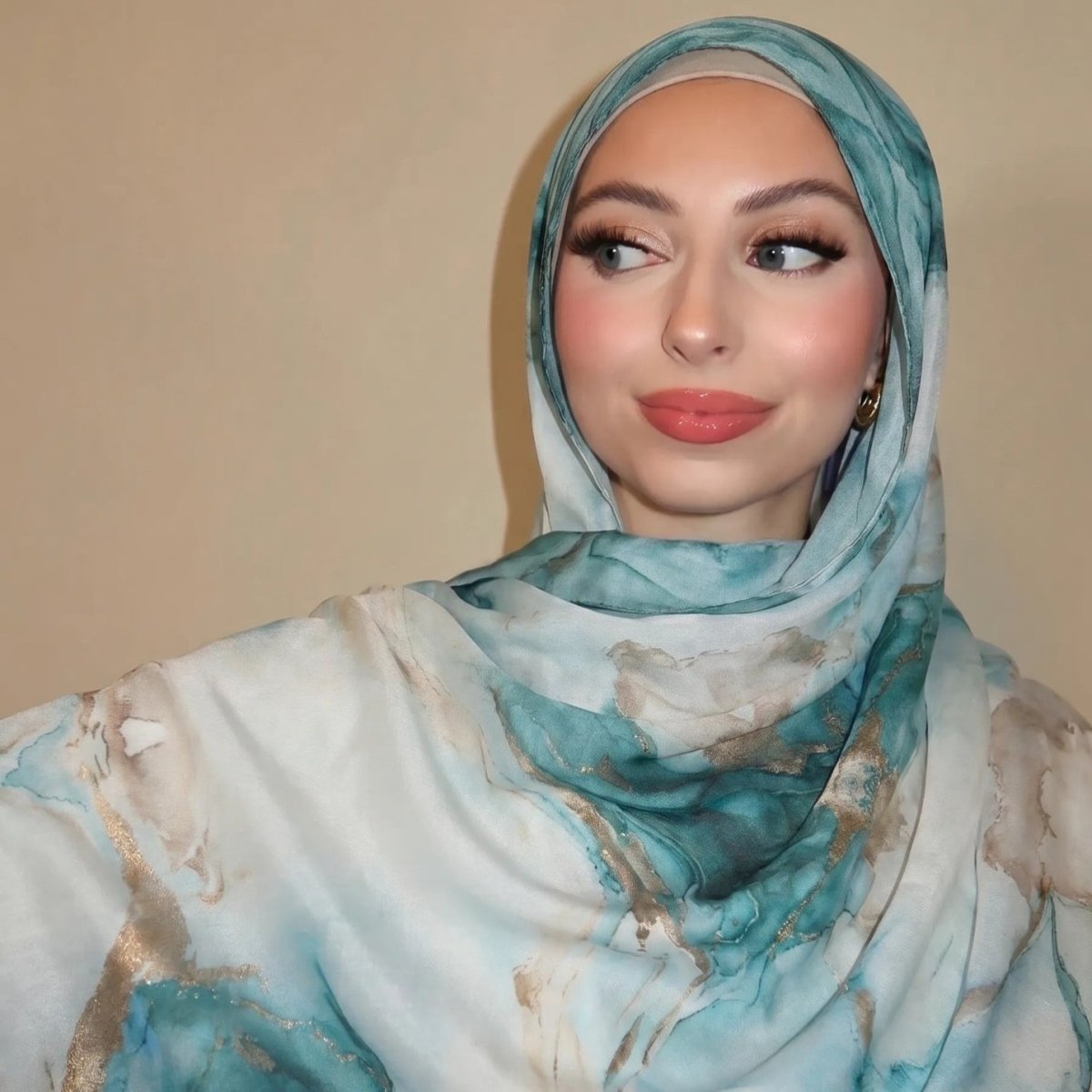Watercolour Wash Hijab Scarf(MH240) La Vie Bien Watercolour Wash Hijab Scarf(MH240)