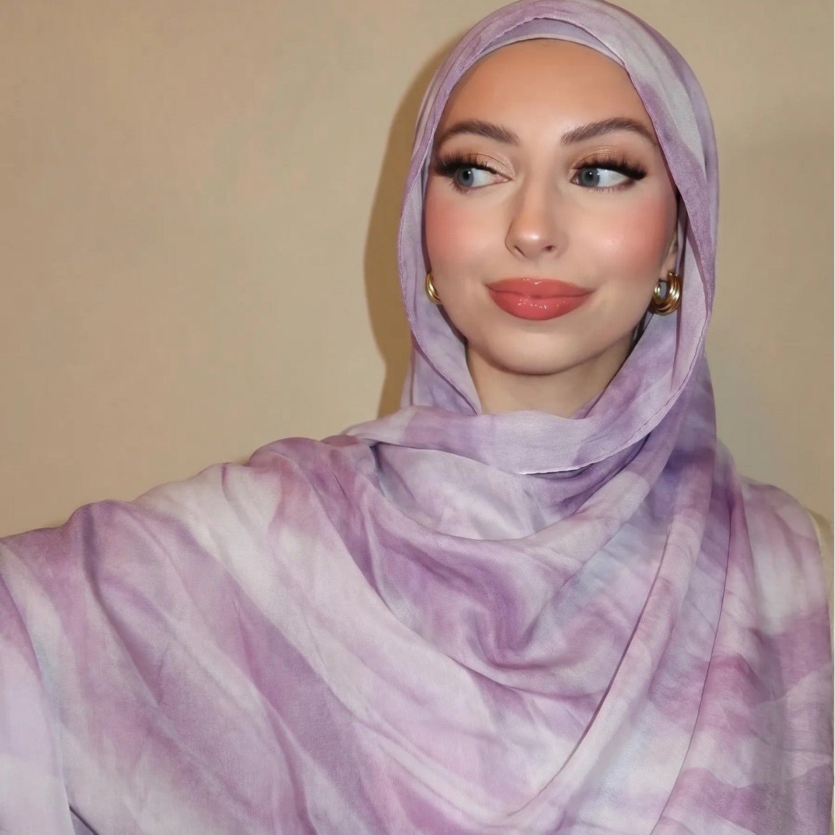 Watercolour Wash Hijab Scarf(MH240) La Vie Bien Watercolour Wash Hijab Scarf(MH240)