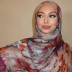 Watercolour Wash Hijab Scarf(MH240) La Vie Bien Watercolour Wash Hijab Scarf(MH240)