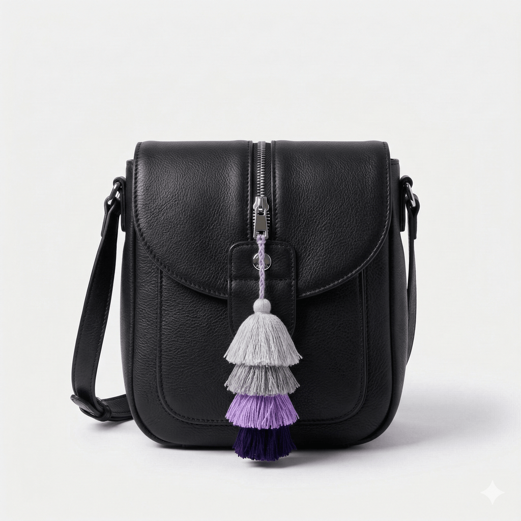 Waterfall Tassel Zipper Pull | Colorful Handmade Charm from Mexico Zipper Pulls La Vie Bien Waterfall Tassel Zipper Pull | Colorful Handmade Charm from Mexico