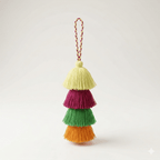 Waterfall Tassel Zipper Pull | Colorful Handmade Charm from Mexico Zipper Pulls La Vie Bien Waterfall Tassel Zipper Pull | Colorful Handmade Charm from Mexico