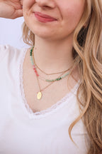Watermelon Sugar Beaded Necklace Necklace La Vie Bien Watermelon Sugar Beaded Necklace