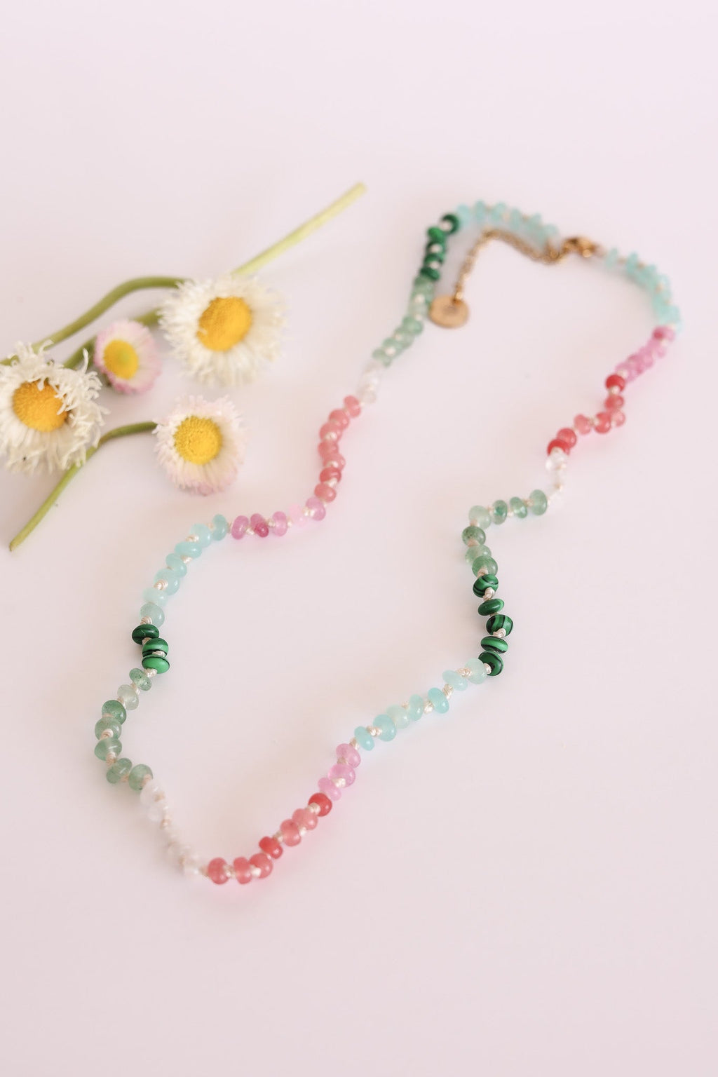 Watermelon Sugar Beaded Necklace Necklace La Vie Bien Watermelon Sugar Beaded Necklace