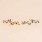 Wave Whisper Stud Earrings by Oh Clementine