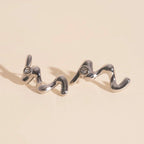 Wave Whisper Stud Earrings by Oh Clementine