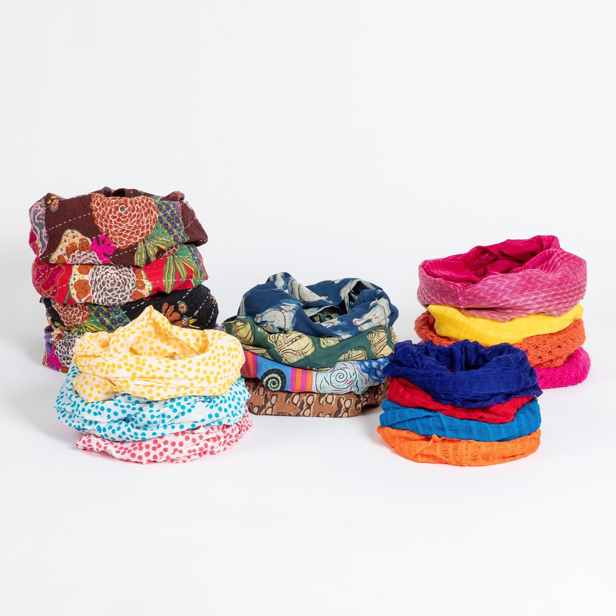 Waves of Color Infinity Scarf | Fair Trade Scarves & Bandanas La Vie Bien Waves of Color Infinity Scarf | Fair Trade