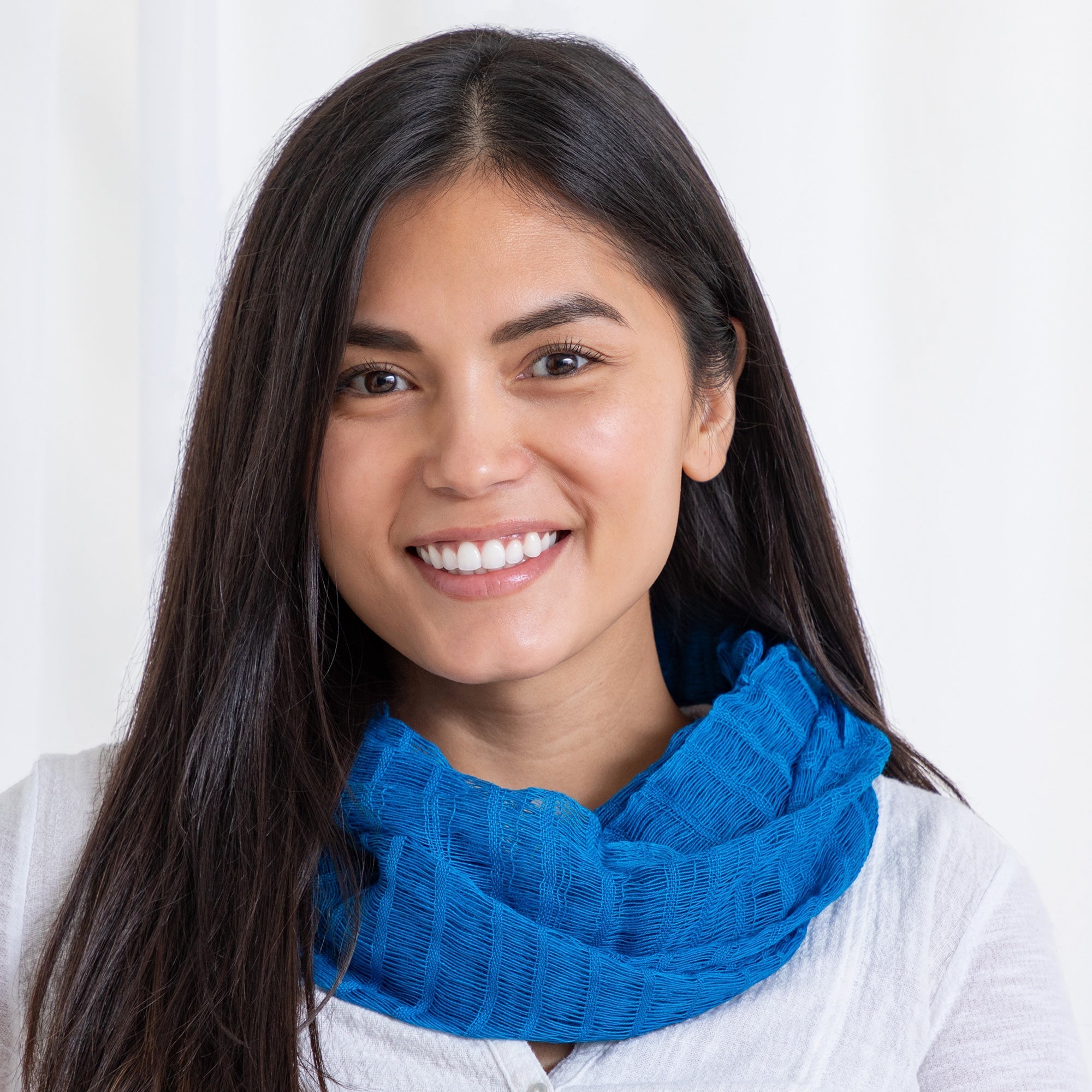 Waves of Color Infinity Scarf | Fair Trade Scarves & Bandanas La Vie Bien Waves of Color Infinity Scarf | Fair Trade
