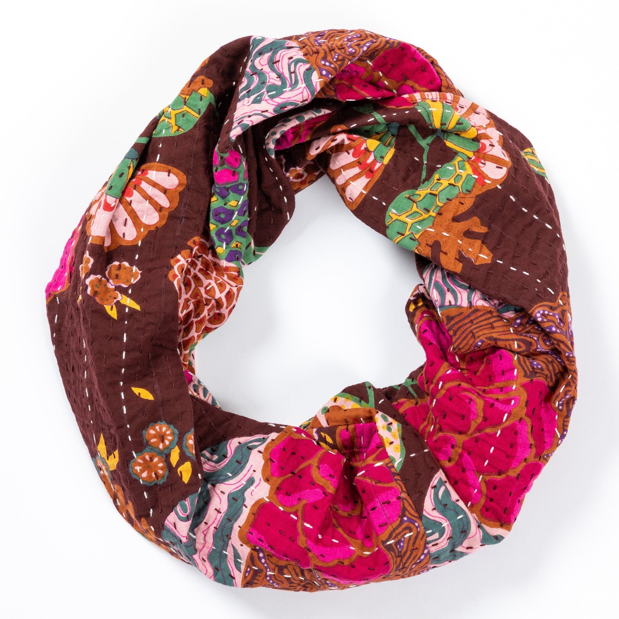 Waves of Color Infinity Scarf | Fair Trade Scarves & Bandanas La Vie Bien Waves of Color Infinity Scarf | Fair Trade