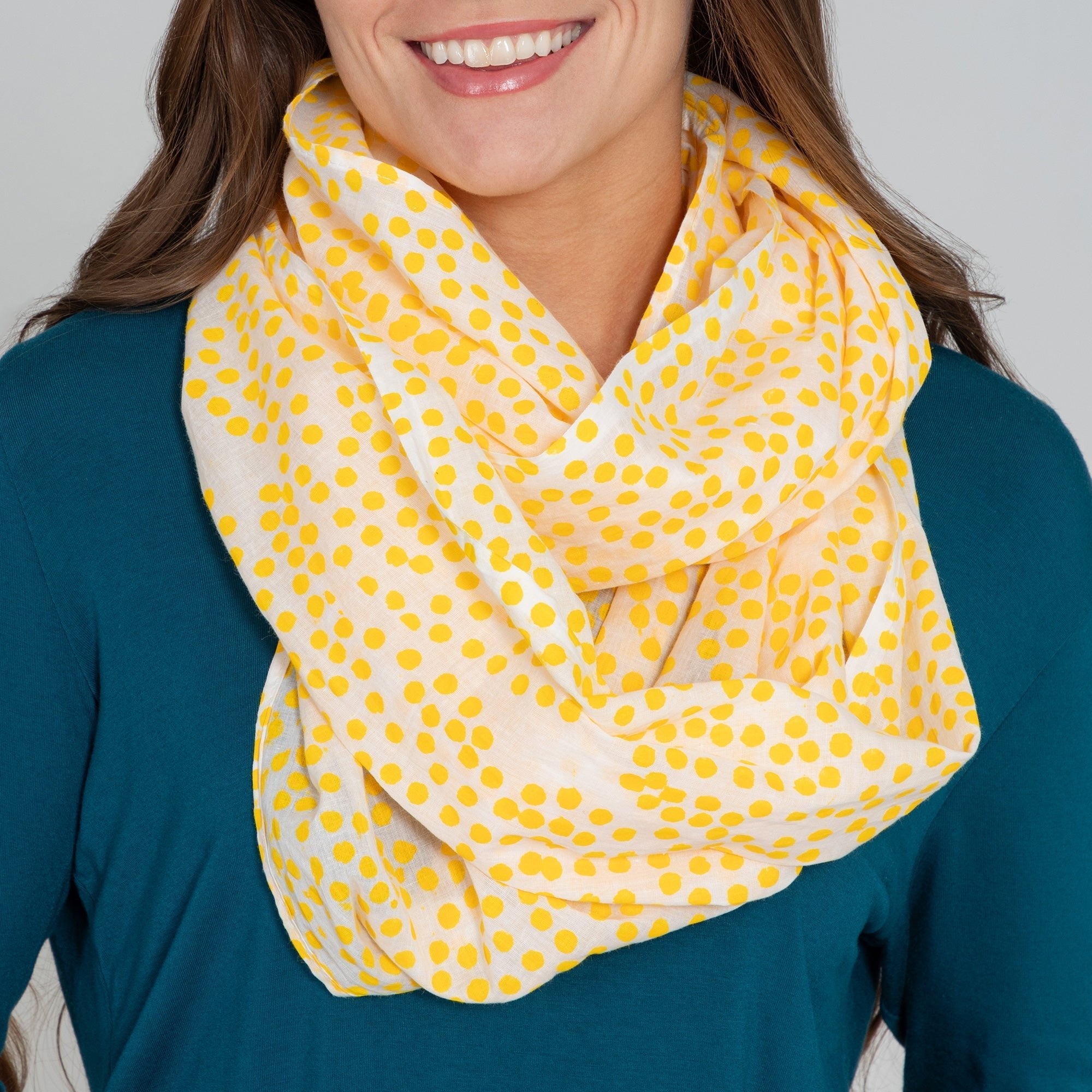 Waves of Color Infinity Scarf | Fair Trade Scarves & Bandanas La Vie Bien Waves of Color Infinity Scarf | Fair Trade