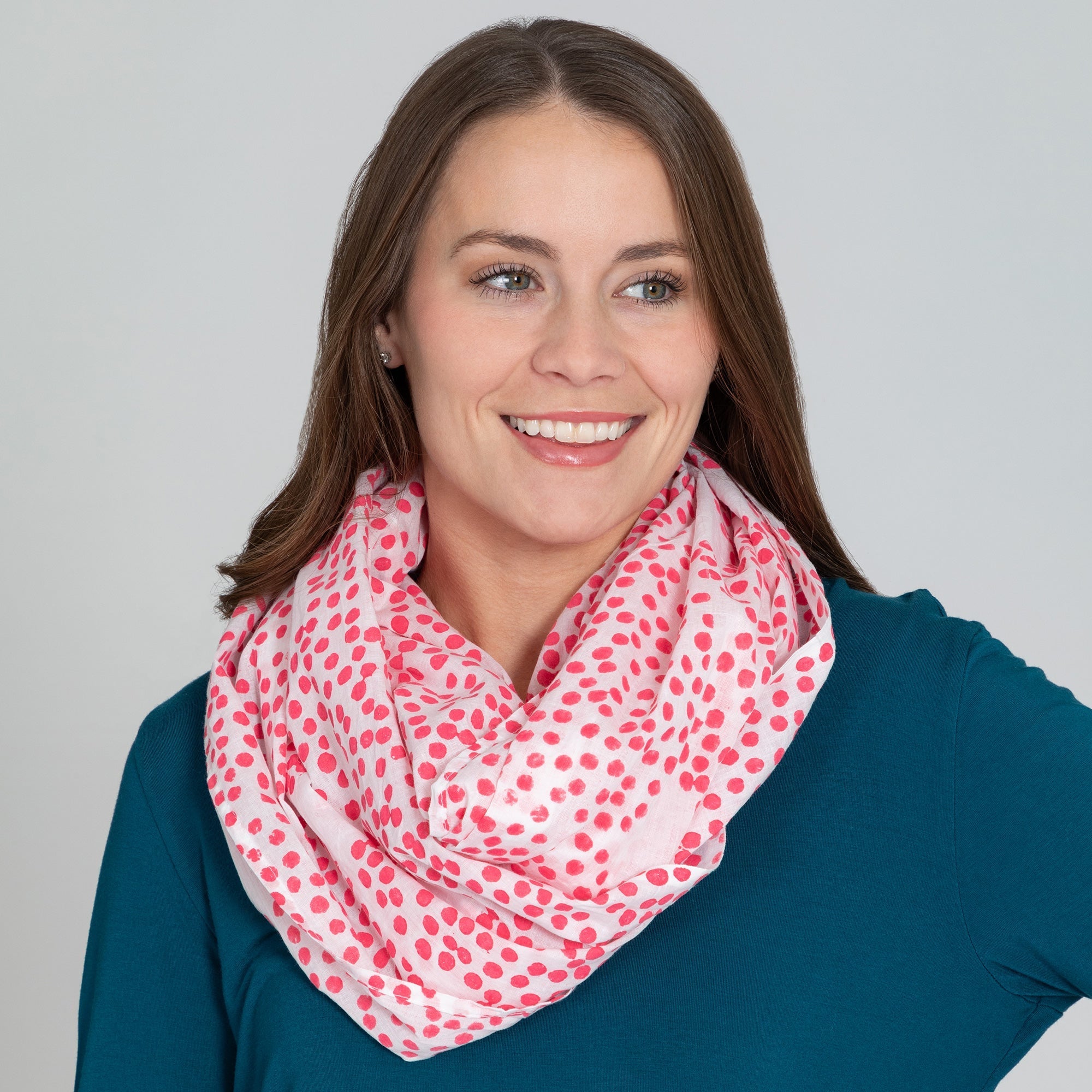 Waves of Color Infinity Scarf | Fair Trade Scarves & Bandanas La Vie Bien Waves of Color Infinity Scarf | Fair Trade