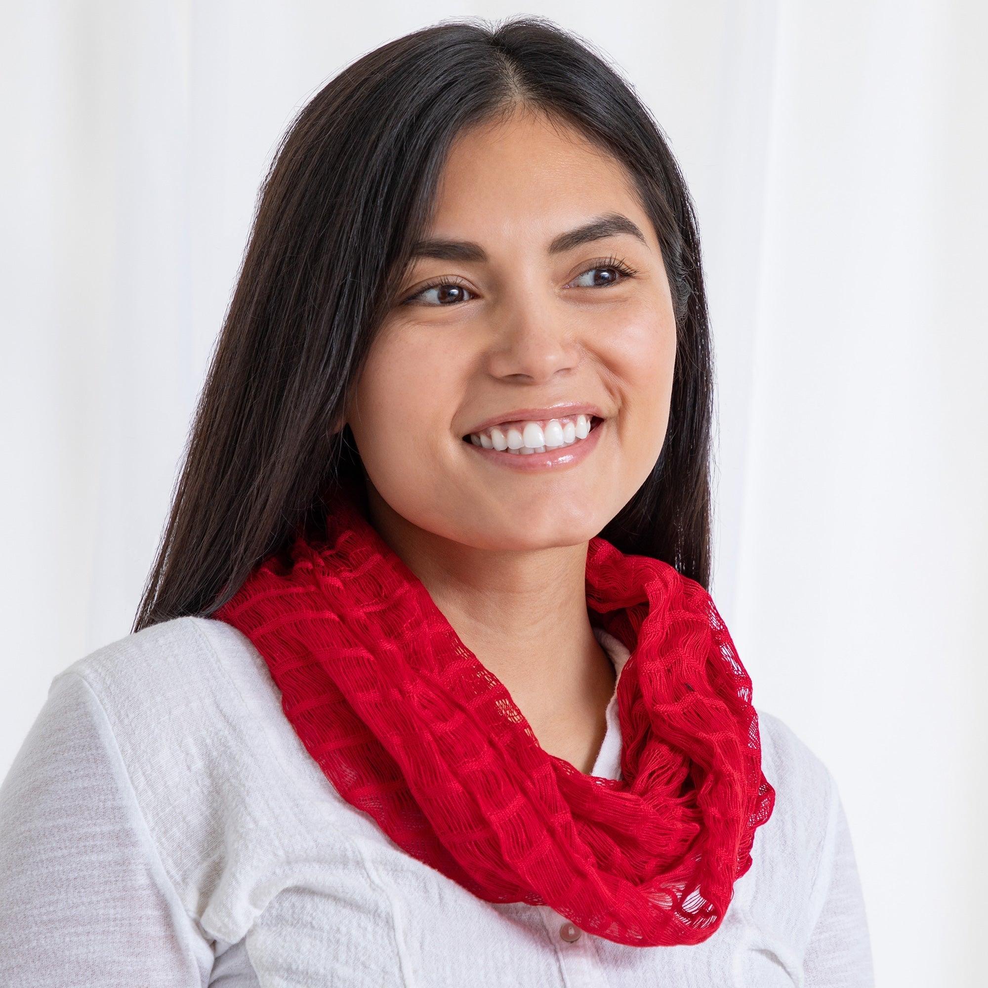 Waves of Color Infinity Scarf | Fair Trade Scarves & Bandanas La Vie Bien Waves of Color Infinity Scarf | Fair Trade