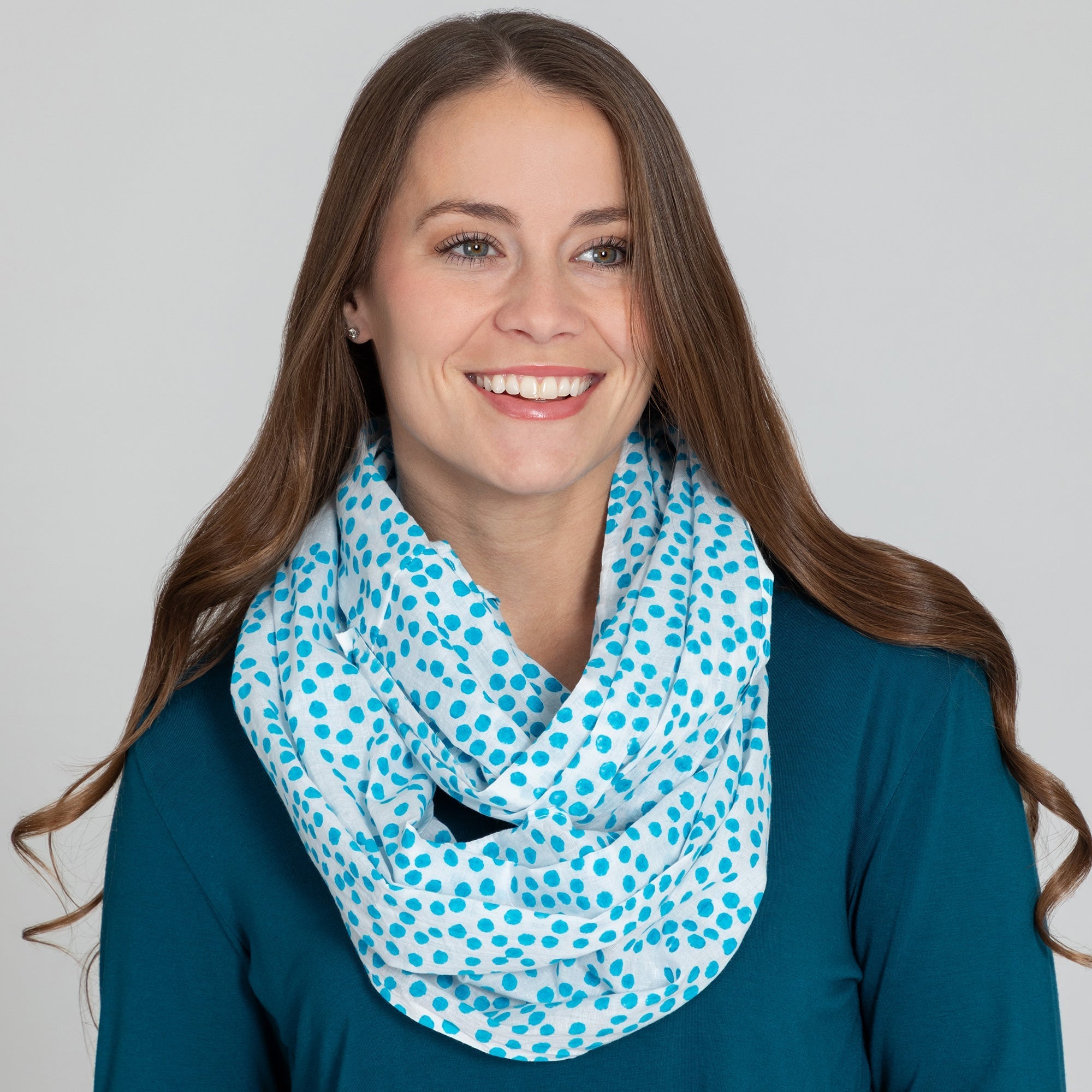 Waves of Color Infinity Scarf | Fair Trade Scarves & Bandanas La Vie Bien Waves of Color Infinity Scarf | Fair Trade