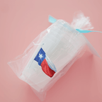 Waving Texas Flag Frosted Cups Frosted Cups La Vie Bien Waving Texas Flag Frosted Cups