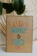 Way To Go Greeting Cards by Rosies Boutique Haiti