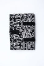 Wayfarer Jewelry Roll Travel Case - Black Matchstick by Fair Anita