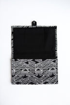 Wayfarer Jewelry Roll Travel Case - Black Matchstick by Fair Anita