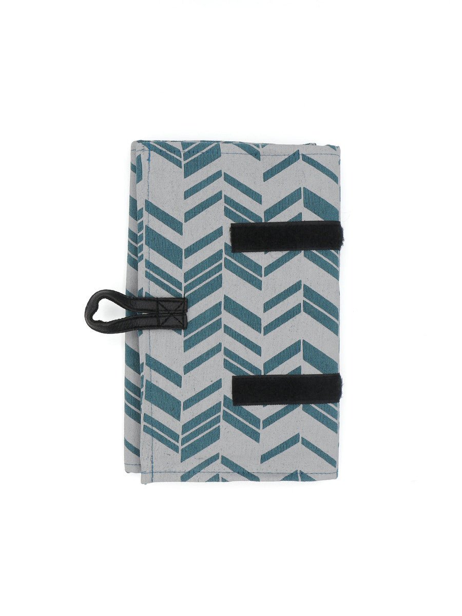 Wayfarer Jewelry Roll Travel Case - Chevron by Fair Anita