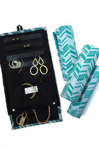 Wayfarer Jewelry Roll Travel Case - Chevron by Fair Anita