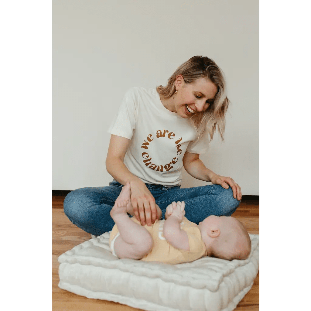 We are the Change Graphic T-shirt for Adults by Polished Prints