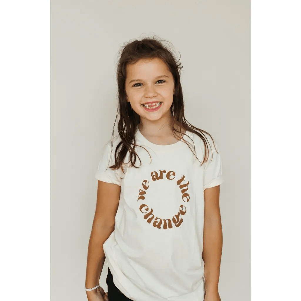 We are the Change Kids Graphic Tee by Polished Prints
