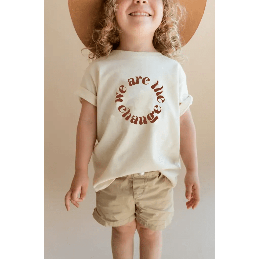 We are the Change Kids Graphic Tee by Polished Prints