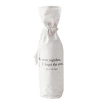 We were together - I forget the rest - Walt Whitman Drawstring Wine Bag by The Bullish Store