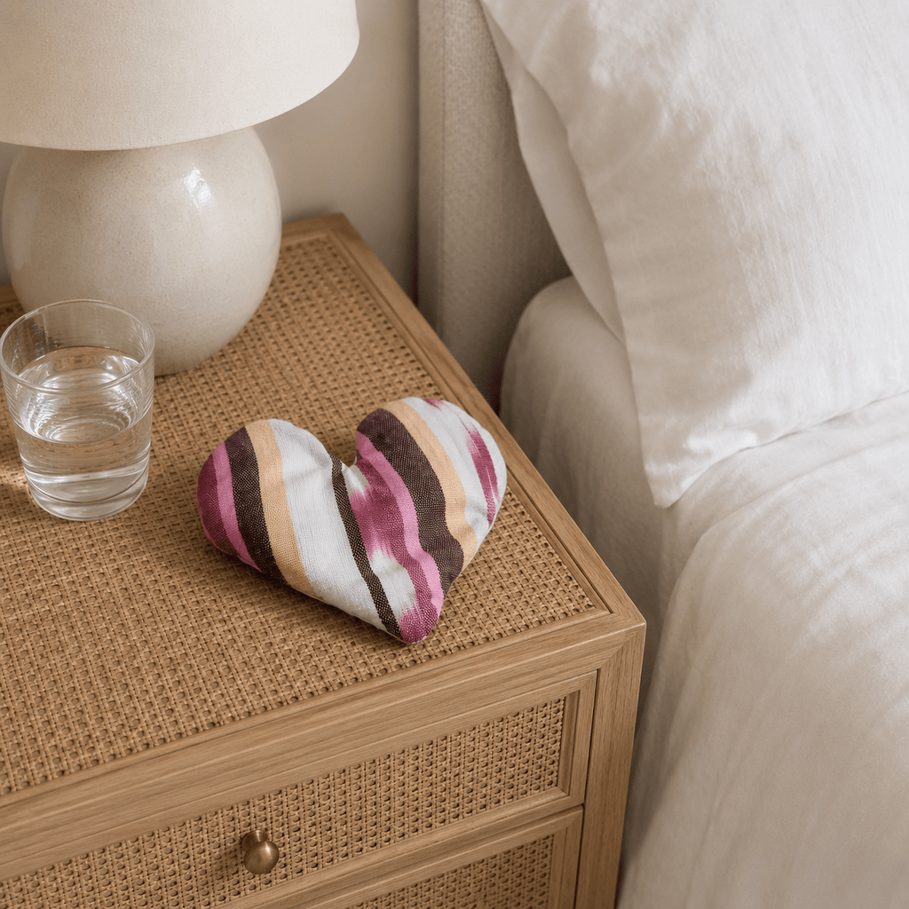 Weighted Comfort Heart Eye Bag Home La Vie Bien Weighted Comfort Heart Eye Bag