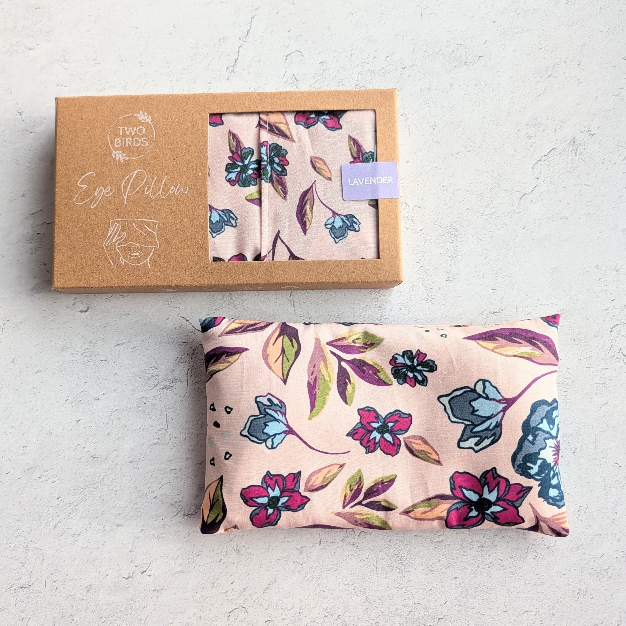 Weighted Eye Pillow - Blush Botanical Bath & Body La Vie Bien Weighted Eye Pillow - Blush Botanical