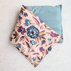 Weighted Heating Pad Cotton/Flannel - Blush Botanical La Vie Bien Weighted Heating Pad Cotton/Flannel - Blush Botanical