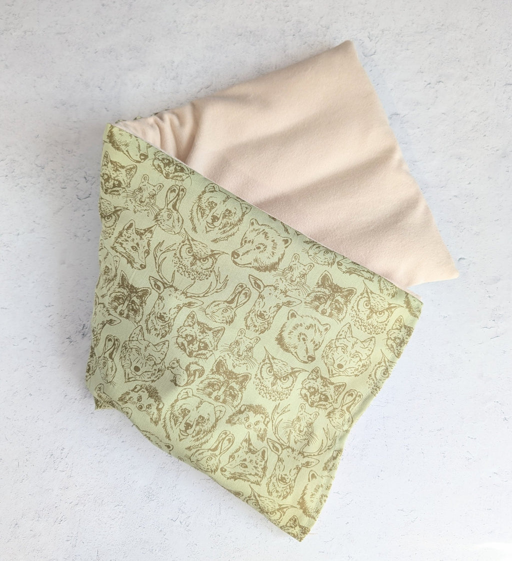 Weighted Heating Pad Cotton/Flannel - Wildlife Buddies La Vie Bien Weighted Heating Pad Cotton/Flannel - Wildlife Buddies