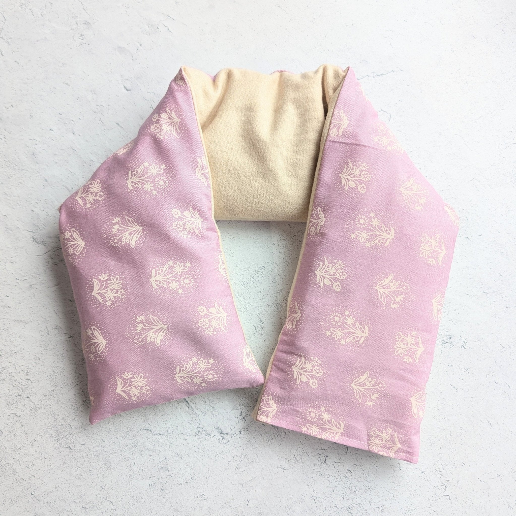 Weighted Neck Wrap - Lilac Stamp La Vie Bien Weighted Neck Wrap - Lilac Stamp