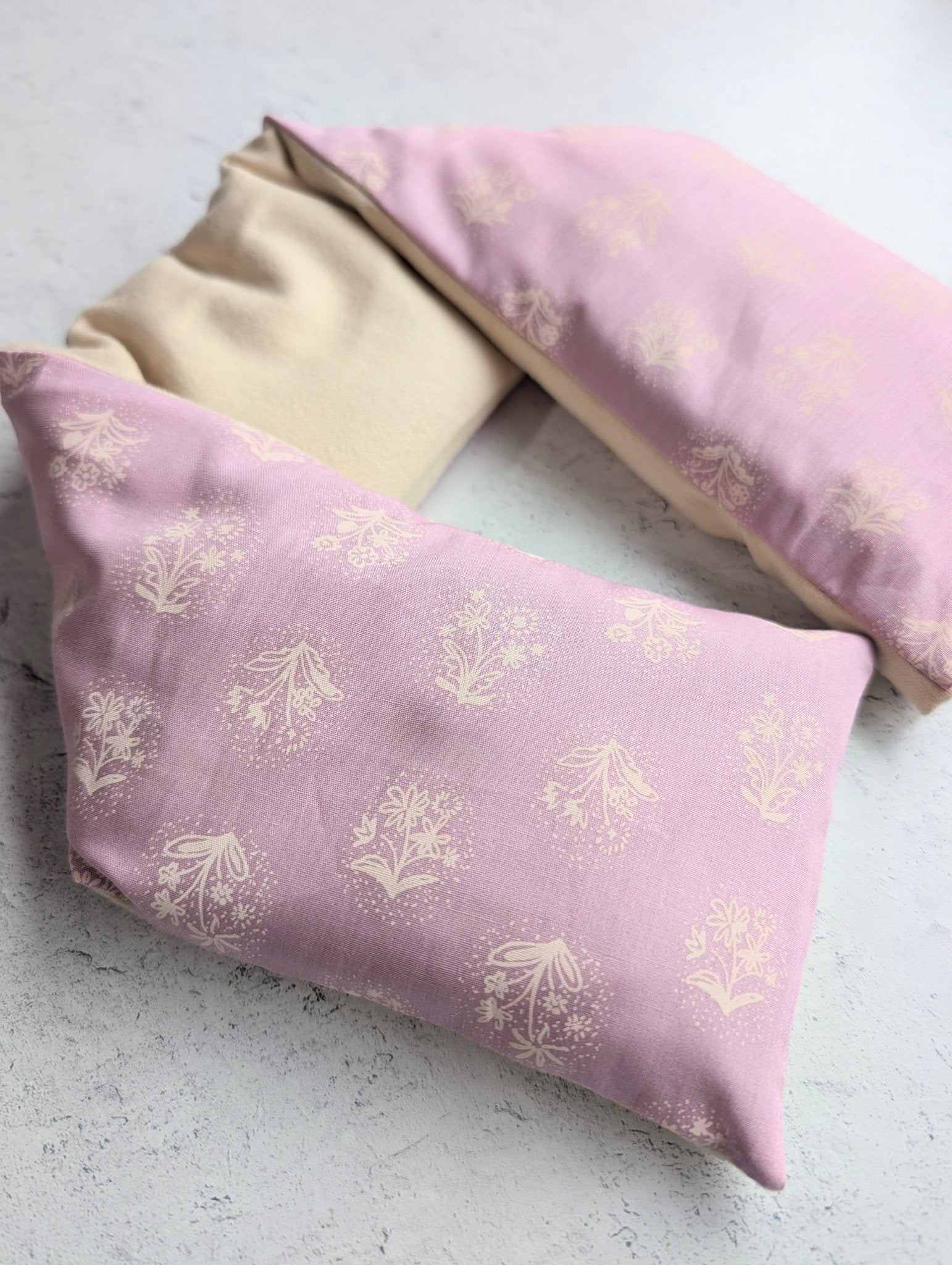Weighted Neck Wrap - Lilac Stamp La Vie Bien Weighted Neck Wrap - Lilac Stamp
