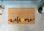 Welcome Sun Summer Doormat by Nickel Designs Custom Doormats