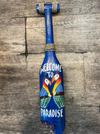Welcome to Paradise Paddle Home Decor La Vie Bien Welcome to Paradise Paddle