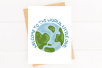 Welcome to The World New Baby Card for Baby Shower or Birth by Five Dot Post
