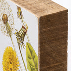 Well That's Just Dandy Dandelion Wooden Block Sign | 4" Square by The Bullish Store