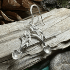 Welsh Daffodil Love Spoon Earrings Dangle Earrings La Vie Bien Welsh Daffodil Love Spoon Earrings