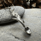 Welsh Daffodil Love Spoon Necklace Pendant La Vie Bien Welsh Daffodil Love Spoon Necklace